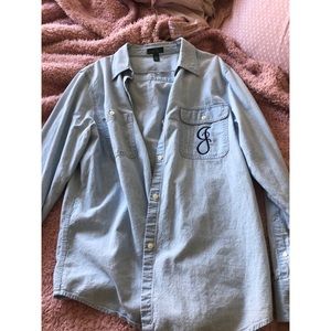 Ralph Lauren button down with monogram